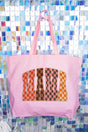 Girlie Check Mama Canvas Jumbo Tote - Wholesale Accessory Market