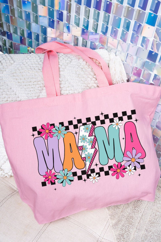 Golden Glow Mama Canvas Jumbo Tote - Wholesale Accessory Market