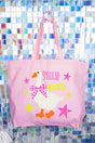 Just A Silly Goose Canvas Jumbo Tote - Wholesale Accessory Market