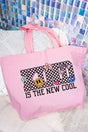 Kind Is The New Cool Canvas Jumbo Tote - Wholesale Accessory Market