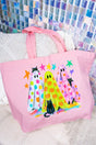 Neon Night Spirits Canvas Jumbo Tote - Wholesale Accessory Market