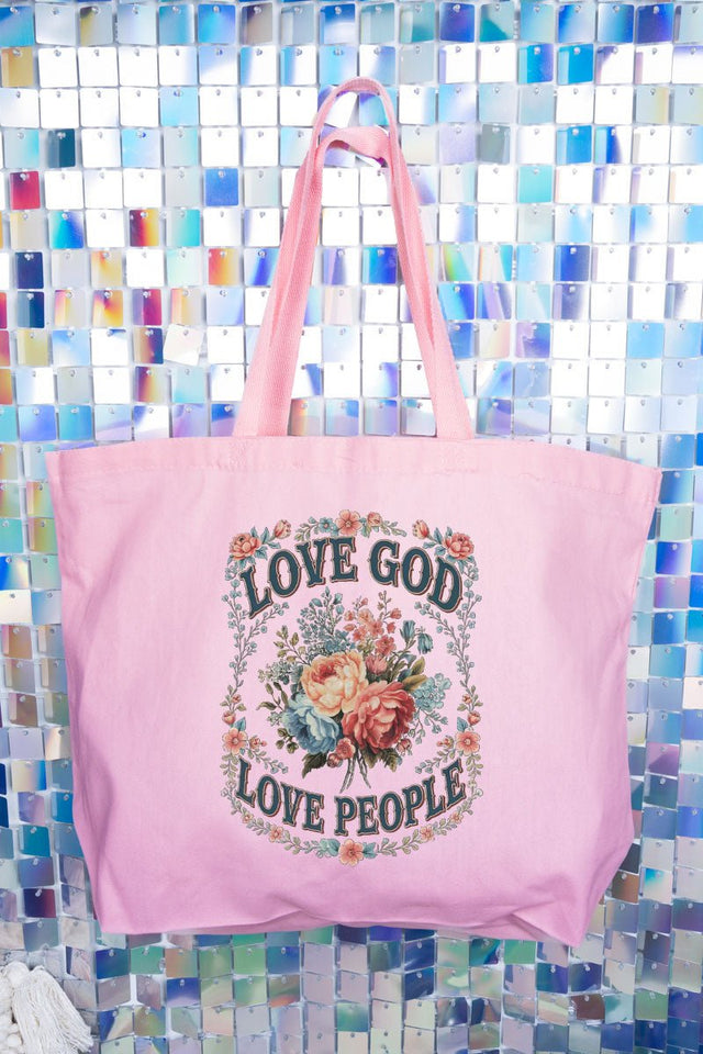 Old Garden Love God Canvas Jumbo Tote - Wholesale Accessory Market