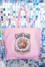 Old Garden Love God Canvas Jumbo Tote - Wholesale Accessory Market