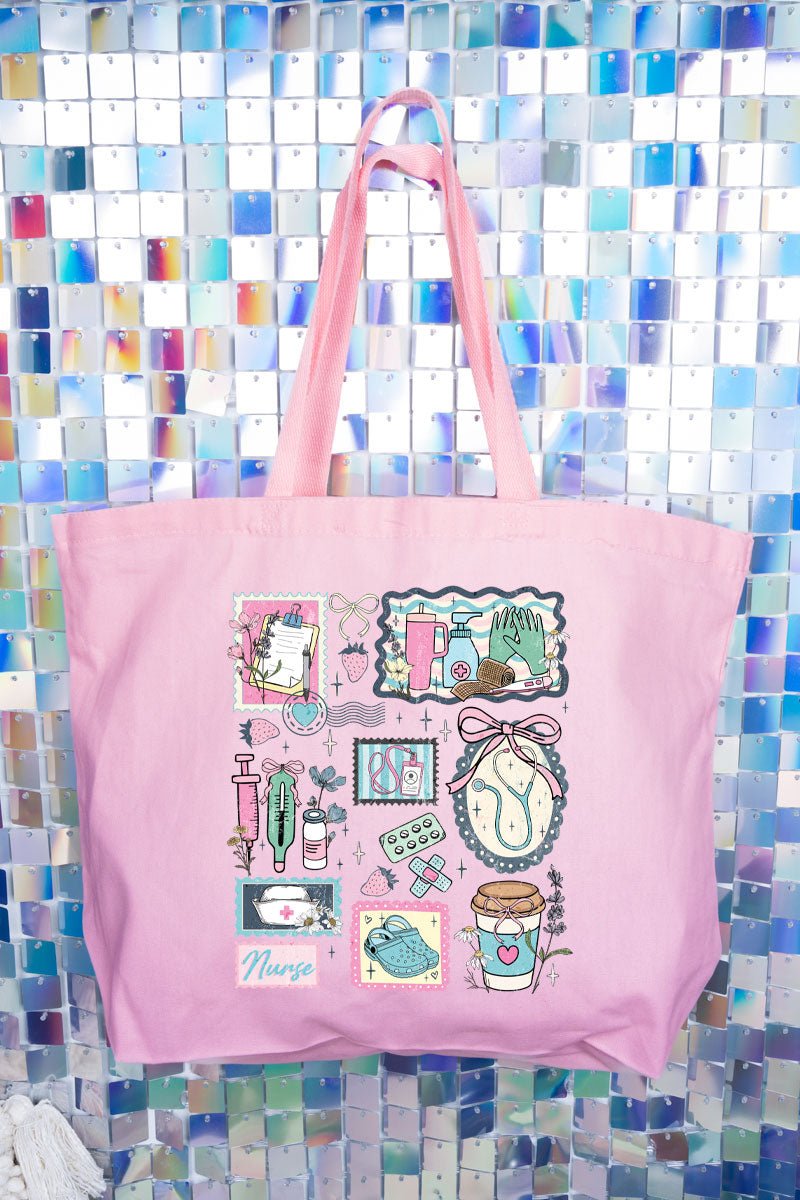 Scrubs Club Canvas Jumbo Tote - Wholesale Accessory Market