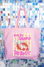 Shrimply The Best Canvas Jumbo Tote - Wholesale Accessory Market