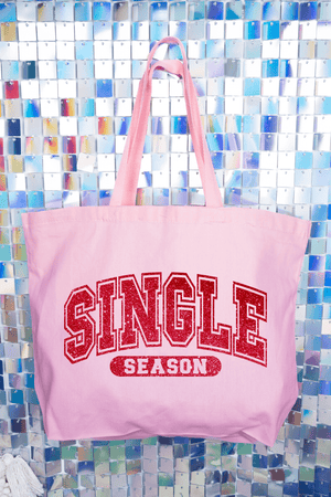 Single Season Canvas Jumbo Tote - Wholesale Accessory Market
