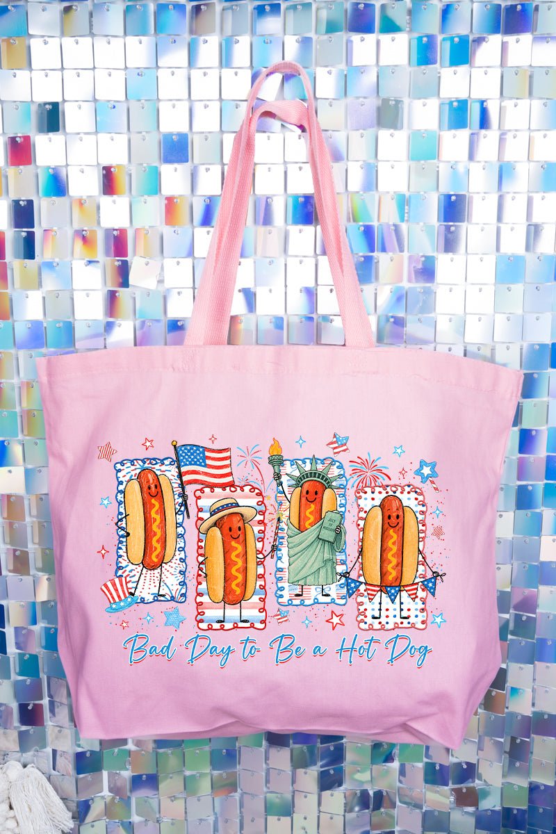 Sizzle & Stars Canvas Jumbo Tote - Wholesale Accessory Market