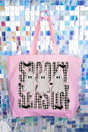 Spooky Season Gingham & Ghosts Canvas Jumbo Tote - Wholesale Accessory Market