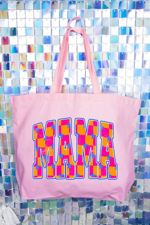 Starstruck Mama Canvas Jumbo Tote - Wholesale Accessory Market