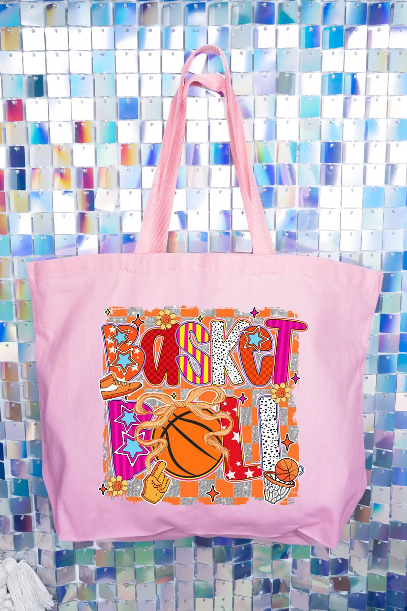 Swish In Color Canvas Jumbo Tote - Wholesale Accessory Market