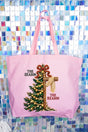 The Season The Reason Canvas Jumbo Tote - Wholesale Accessory Market