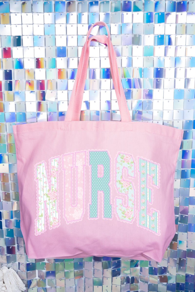 Timeless Nurse Canvas Jumbo Tote - Wholesale Accessory Market