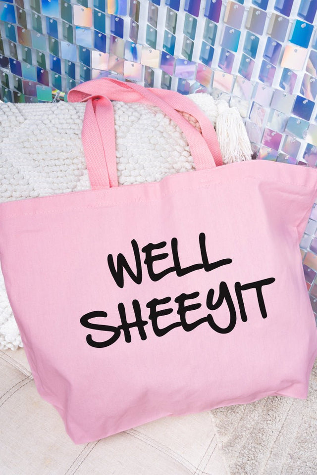 Well Sheeyit Canvas Jumbo Tote - Wholesale Accessory Market