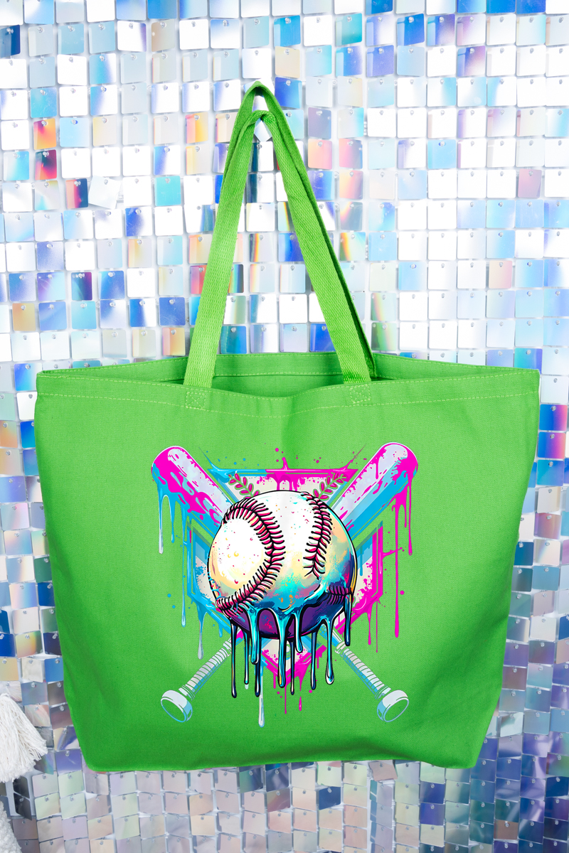 Diamond Drip Canvas Jumbo Tote - Wholesale Accessory Market