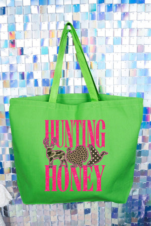 Hunting Honey Wild Mix Canvas Jumbo Tote - Wholesale Accessory Market
