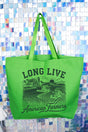 Long Live American Farmers Canvas Jumbo Tote - Wholesale Accessory Market