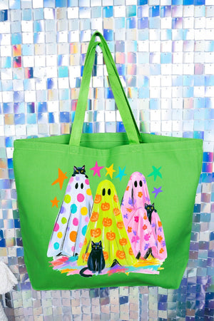 Neon Night Spirits Canvas Jumbo Tote - Wholesale Accessory Market