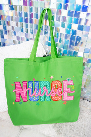 Nurse Energy Canvas Jumbo Tote - Wholesale Accessory Market
