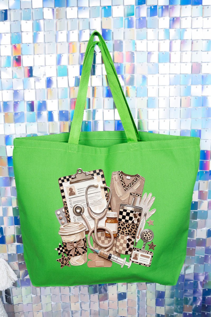 On Call In Style Canvas Jumbo Tote - Wholesale Accessory Market