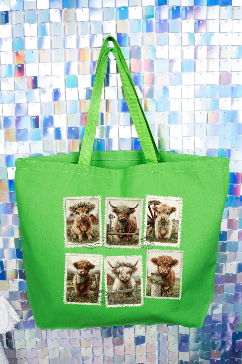 Pastures & Postcards Canvas Jumbo Tote - Wholesale Accessory Market