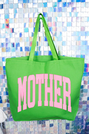 Pretty In Pink Mother Canvas Jumbo Tote - Wholesale Accessory Market