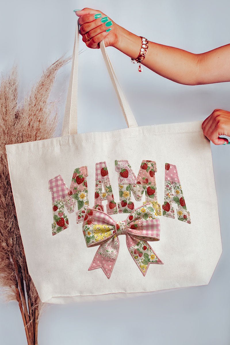 Berry Best Mama Canvas Jumbo Tote - Wholesale Accessory Market