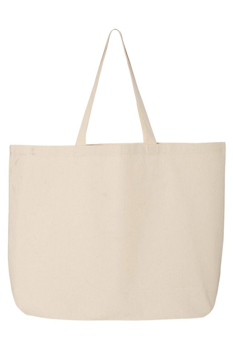 Better Person When I'm Tan Canvas Jumbo Tote - Wholesale Accessory Market