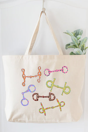 Bitty & Bright Canvas Jumbo Tote - Wholesale Accessory Market