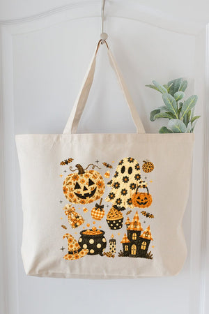 Boo & Bloom Canvas Jumbo Tote - Wholesale Accessory Market