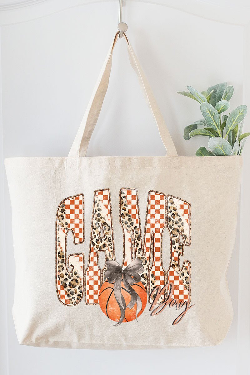 Courtside Cutie Canvas Jumbo Tote - Wholesale Accessory Market