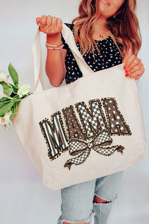 Modern Mama Canvas Jumbo Tote - Wholesale Accessory Market