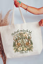 My Strength Woodland Deer Canvas Jumbo Tote - Wholesale Accessory Market