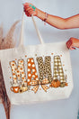 Pumpkin Spice Mama Canvas Jumbo Tote - Wholesale Accessory Market
