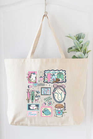 Scrubs Club Canvas Jumbo Tote - Wholesale Accessory Market