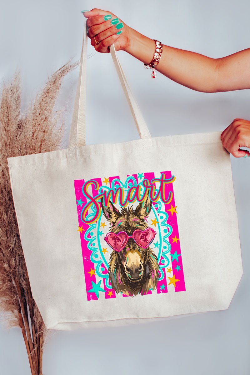 Smart Ass Canvas Jumbo Tote - Wholesale Accessory Market