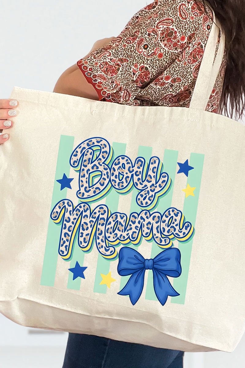 Wild Ones Boy Mama Goose Canvas Jumbo Tote - Wholesale Accessory Market
