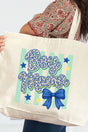 Wild Ones Boy Mama Goose Canvas Jumbo Tote - Wholesale Accessory Market