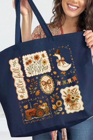 Harvest Keepsakes Canvas Jumbo Tote - Wholesale Accessory Market