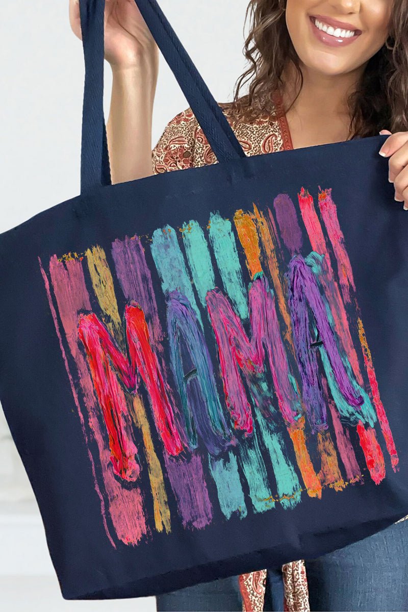 Mama Masterpiece Canvas Jumbo Tote - Wholesale Accessory Market