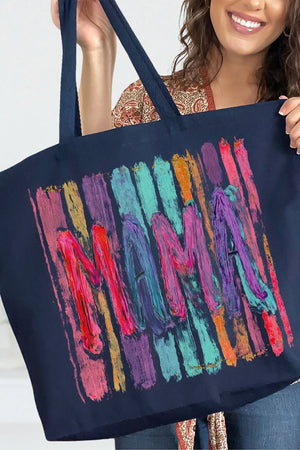 Mama Masterpiece Canvas Jumbo Tote - Wholesale Accessory Market