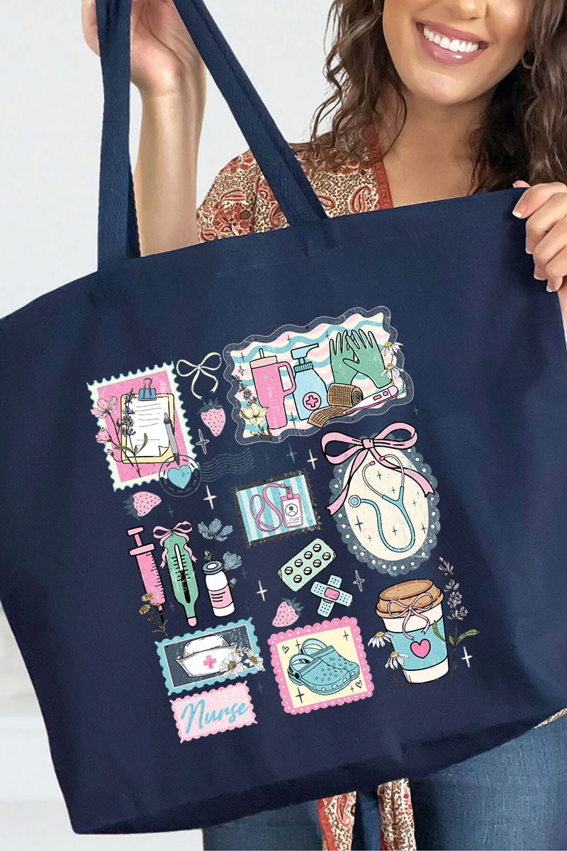 Scrubs Club Canvas Jumbo Tote - Wholesale Accessory Market