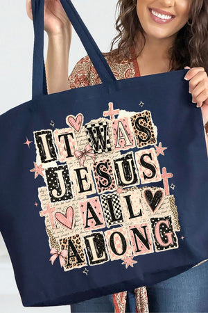 Sunday Scrapbook Canvas Jumbo Tote - Wholesale Accessory Market