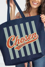 Team Chosen Canvas Jumbo Tote - Wholesale Accessory Market
