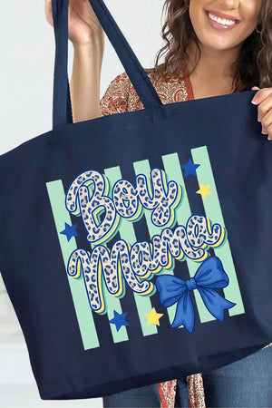 Wild Ones Boy Mama Goose Canvas Jumbo Tote - Wholesale Accessory Market