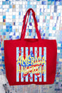 America Hallelujah Canvas Jumbo Tote - Wholesale Accessory Market