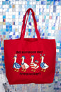 Did Someone Say Firequacker? Canvas Jumbo Tote - Wholesale Accessory Market