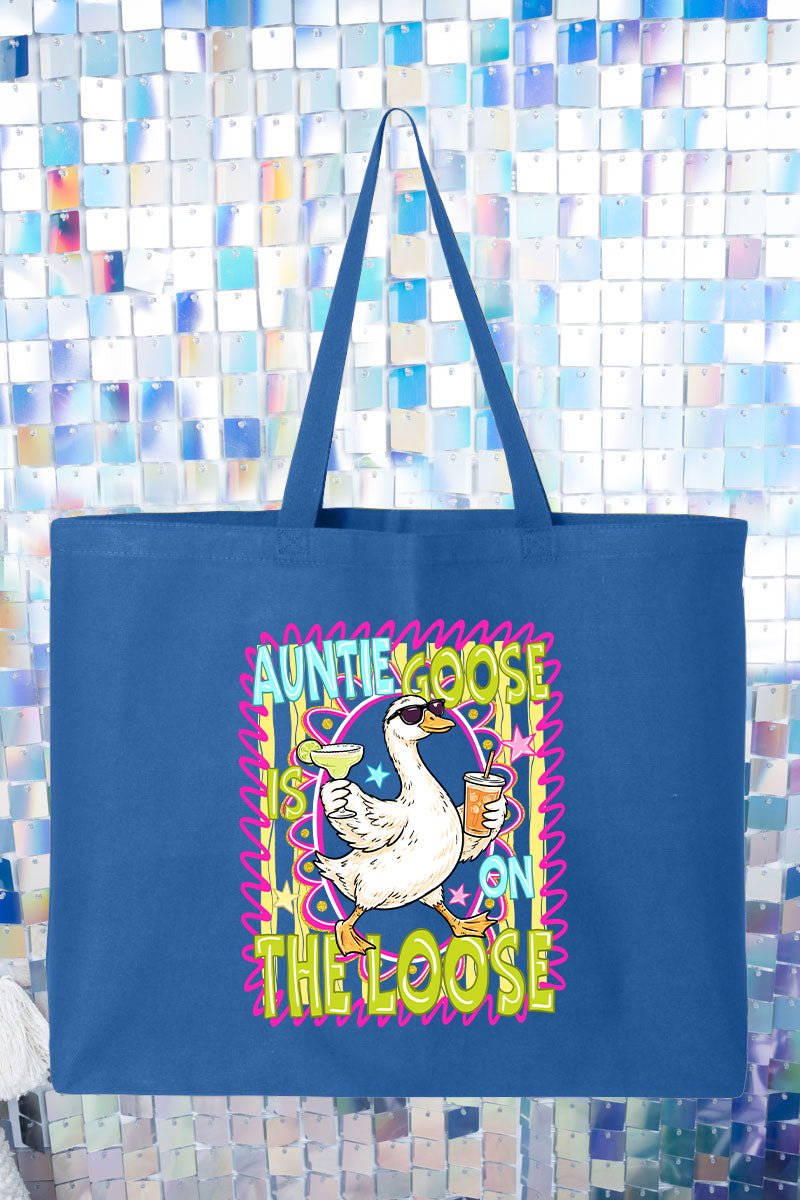 Auntie Goose On The Loose Canvas Jumbo Tote - Wholesale Accessory Market