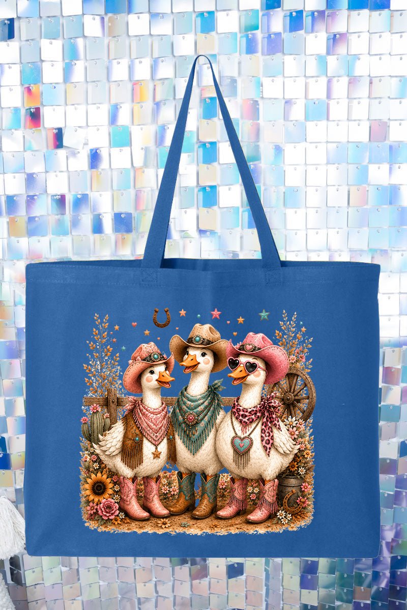 Boots & Beaks Canvas Jumbo Tote - Wholesale Accessory Market