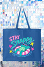 Stay Snappy Canvas Jumbo Tote - Wholesale Accessory Market