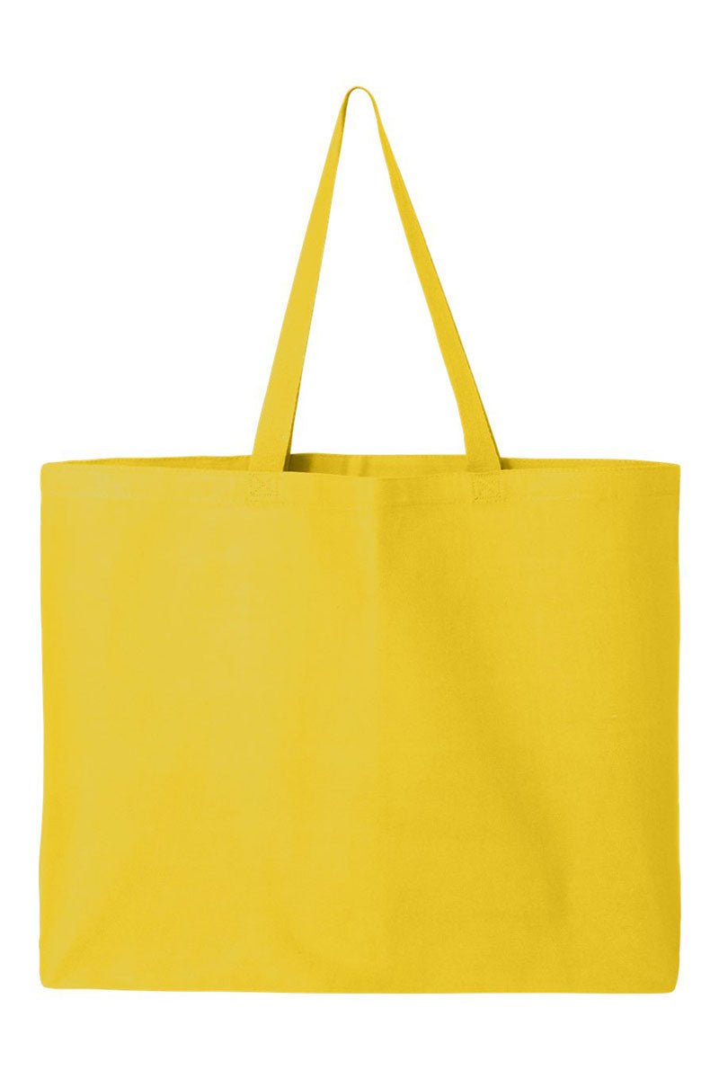 Better Person When I'm Tan Canvas Jumbo Tote - Wholesale Accessory Market
